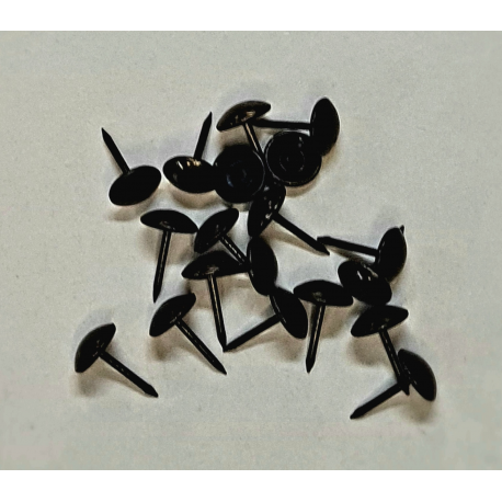 Tachuela redonda Bronce satinado oscuro, 9x15mm