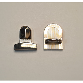 Cierre maletín mediano Níquel